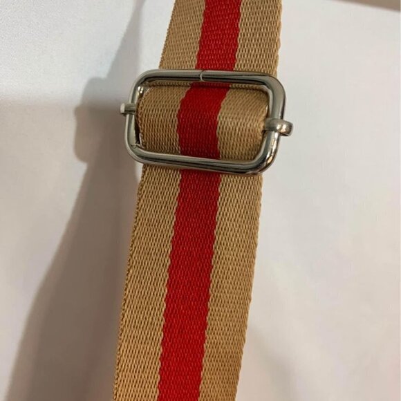 Mia & LUCA crossbody bag. Red & Tan. Adjustable strap. NWOT. - Picture 7 of 11